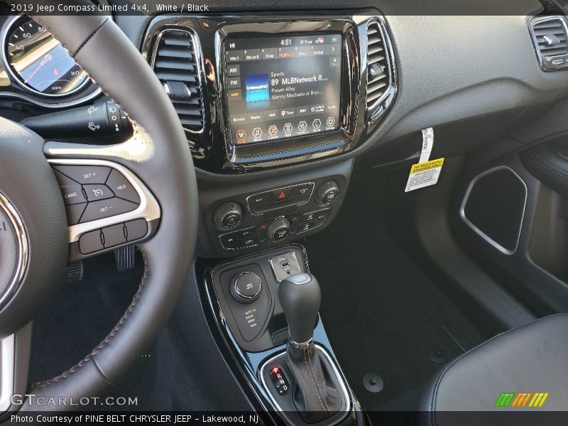 White / Black 2019 Jeep Compass Limited 4x4