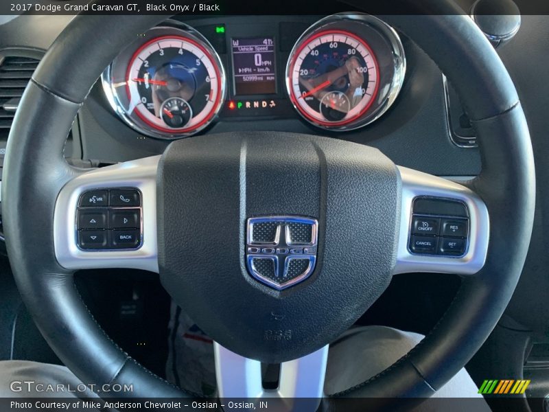 Black Onyx / Black 2017 Dodge Grand Caravan GT