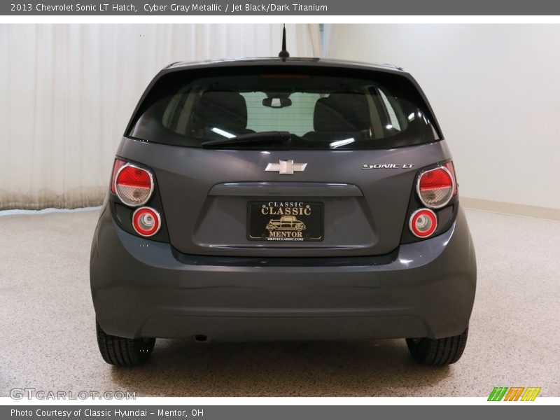 Cyber Gray Metallic / Jet Black/Dark Titanium 2013 Chevrolet Sonic LT Hatch