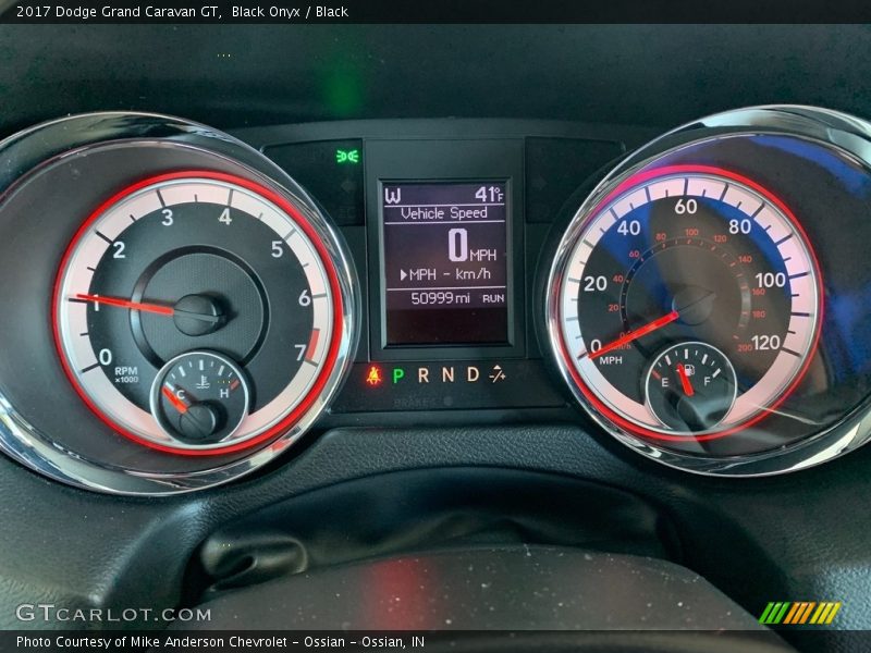 Black Onyx / Black 2017 Dodge Grand Caravan GT