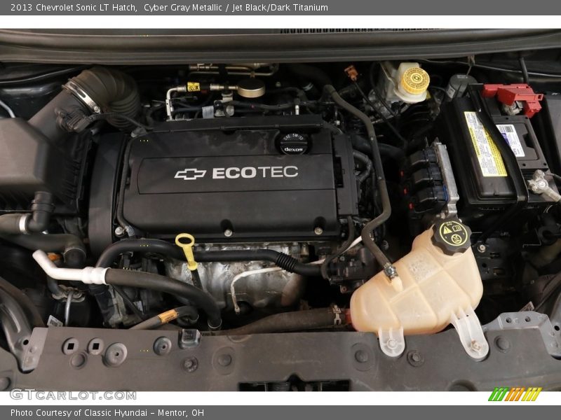 Cyber Gray Metallic / Jet Black/Dark Titanium 2013 Chevrolet Sonic LT Hatch