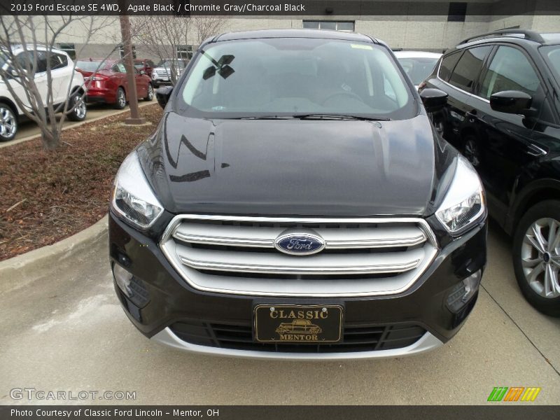 Agate Black / Chromite Gray/Charcoal Black 2019 Ford Escape SE 4WD