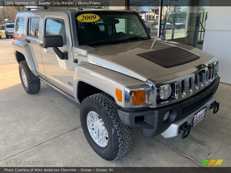 Boulder Gray Metallic / Ebony/Pewter 2009 Hummer H3