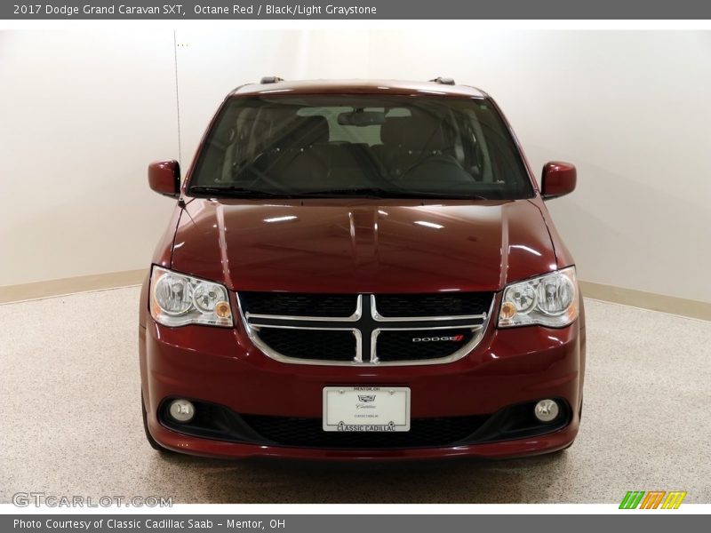 Octane Red / Black/Light Graystone 2017 Dodge Grand Caravan SXT