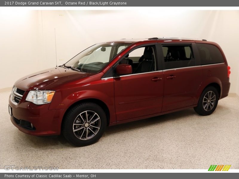 Octane Red / Black/Light Graystone 2017 Dodge Grand Caravan SXT