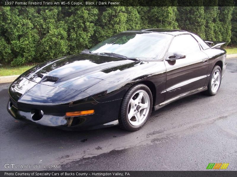 Black / Dark Pewter 1997 Pontiac Firebird Trans Am WS-6 Coupe