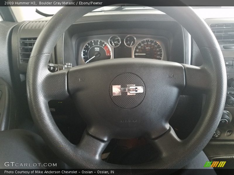 Boulder Gray Metallic / Ebony/Pewter 2009 Hummer H3
