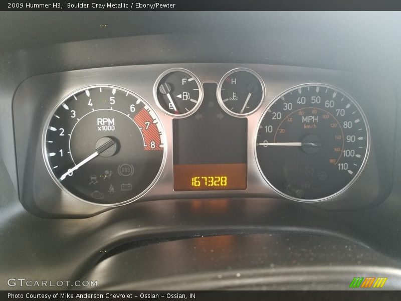 Boulder Gray Metallic / Ebony/Pewter 2009 Hummer H3