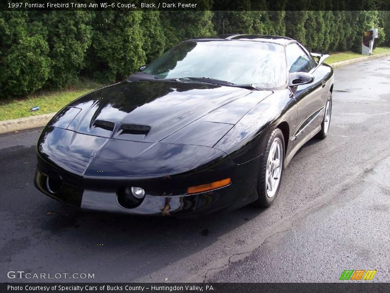 Black / Dark Pewter 1997 Pontiac Firebird Trans Am WS-6 Coupe