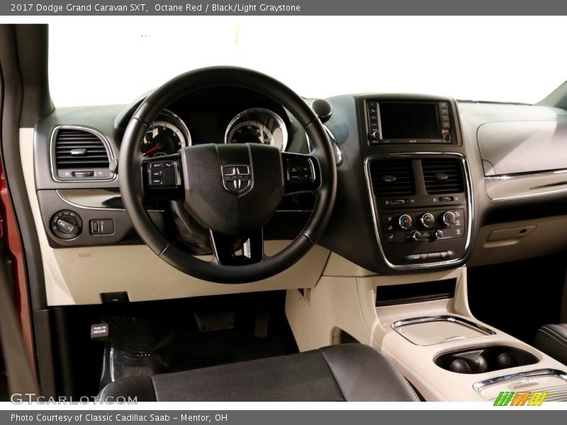 Octane Red / Black/Light Graystone 2017 Dodge Grand Caravan SXT