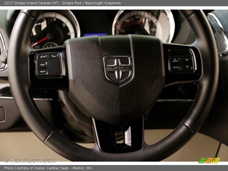 Octane Red / Black/Light Graystone 2017 Dodge Grand Caravan SXT