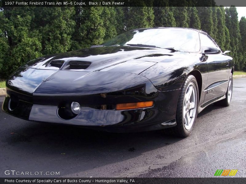 Black / Dark Pewter 1997 Pontiac Firebird Trans Am WS-6 Coupe