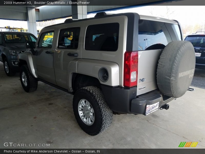 Boulder Gray Metallic / Ebony/Pewter 2009 Hummer H3
