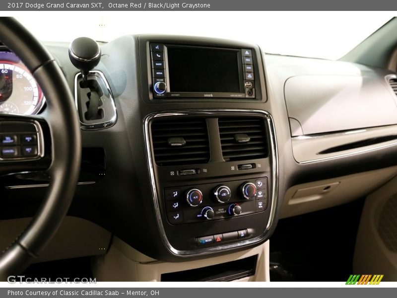 Octane Red / Black/Light Graystone 2017 Dodge Grand Caravan SXT