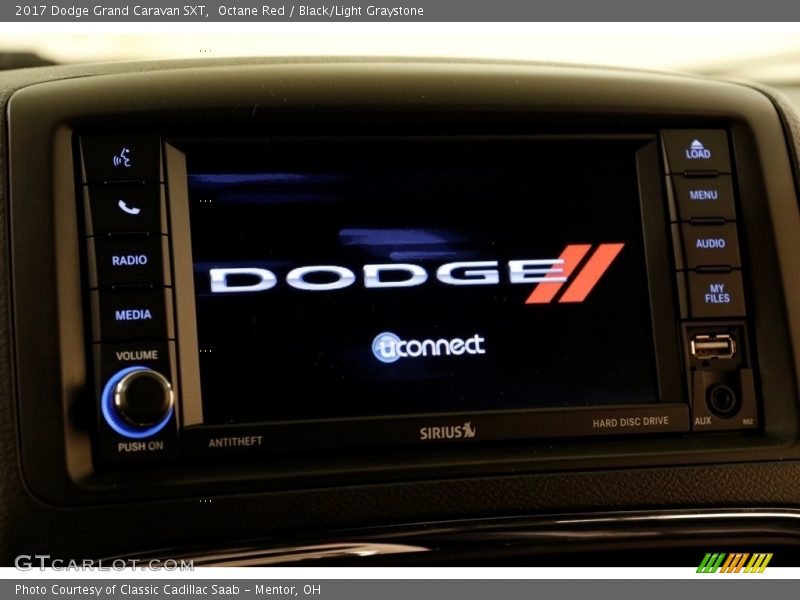 Octane Red / Black/Light Graystone 2017 Dodge Grand Caravan SXT