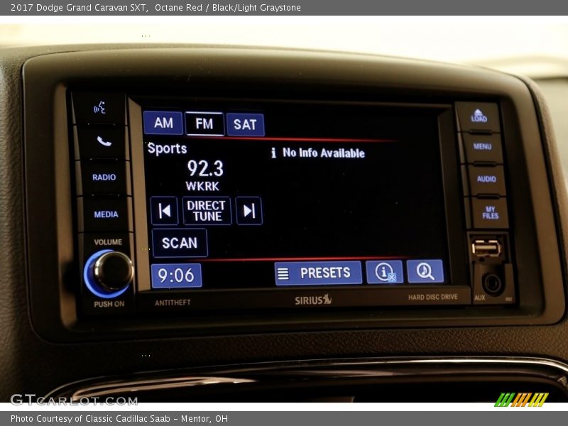 Octane Red / Black/Light Graystone 2017 Dodge Grand Caravan SXT
