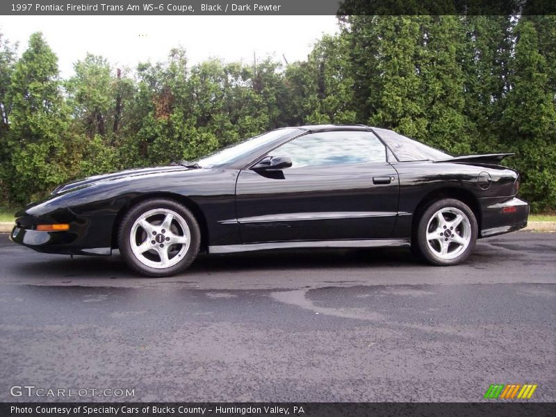 Black / Dark Pewter 1997 Pontiac Firebird Trans Am WS-6 Coupe