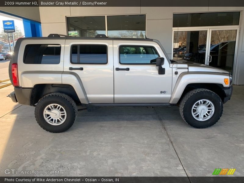 Boulder Gray Metallic / Ebony/Pewter 2009 Hummer H3