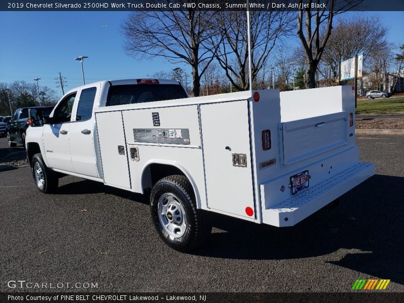Summit White / Dark Ash/Jet Black 2019 Chevrolet Silverado 2500HD Work Truck Double Cab 4WD Chassis