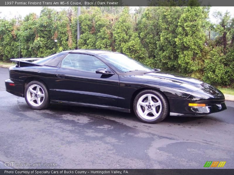 Black / Dark Pewter 1997 Pontiac Firebird Trans Am WS-6 Coupe