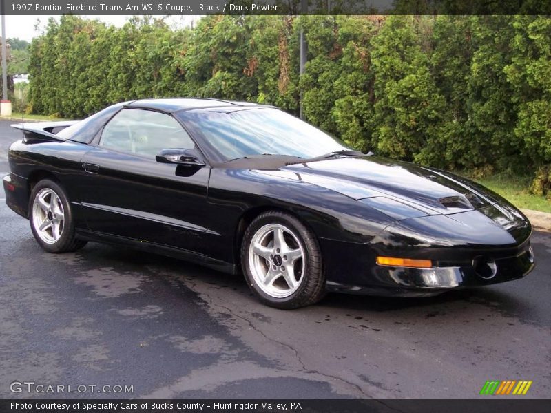 Black / Dark Pewter 1997 Pontiac Firebird Trans Am WS-6 Coupe