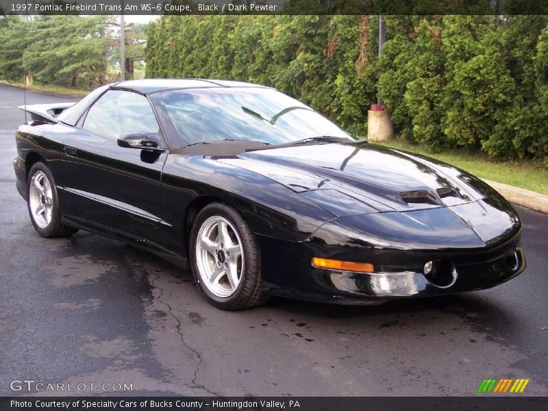 Black / Dark Pewter 1997 Pontiac Firebird Trans Am WS-6 Coupe