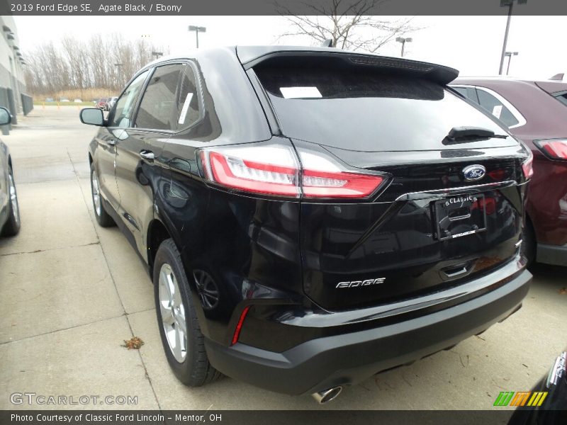 Agate Black / Ebony 2019 Ford Edge SE