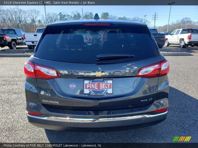 Satin Steel Metallic / Jet Black 2019 Chevrolet Equinox LT AWD