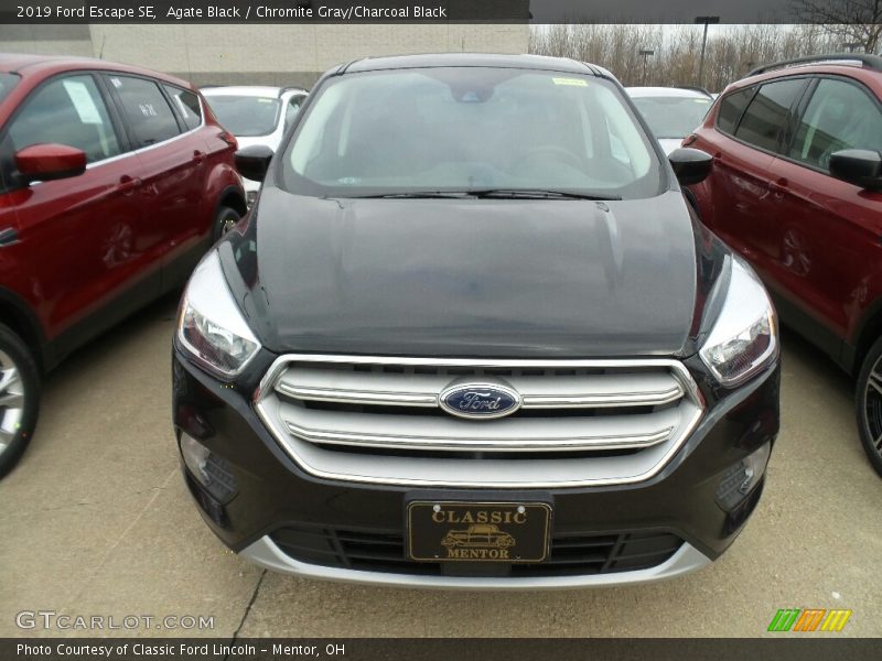 Agate Black / Chromite Gray/Charcoal Black 2019 Ford Escape SE