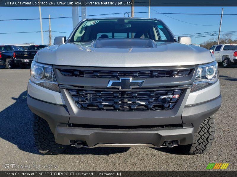 Silver Ice Metallic / Jet Black 2019 Chevrolet Colorado ZR2 Crew Cab 4x4