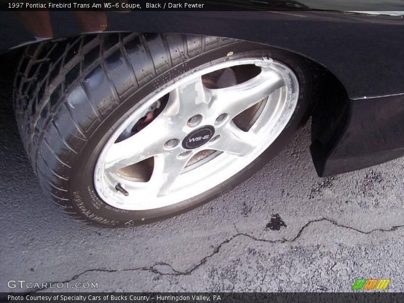 Black / Dark Pewter 1997 Pontiac Firebird Trans Am WS-6 Coupe