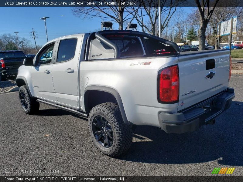 Silver Ice Metallic / Jet Black 2019 Chevrolet Colorado ZR2 Crew Cab 4x4