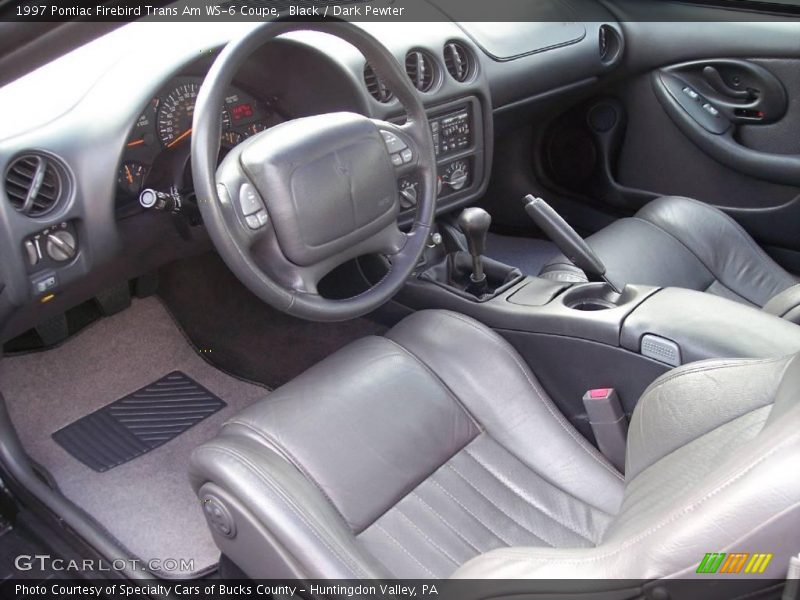Black / Dark Pewter 1997 Pontiac Firebird Trans Am WS-6 Coupe