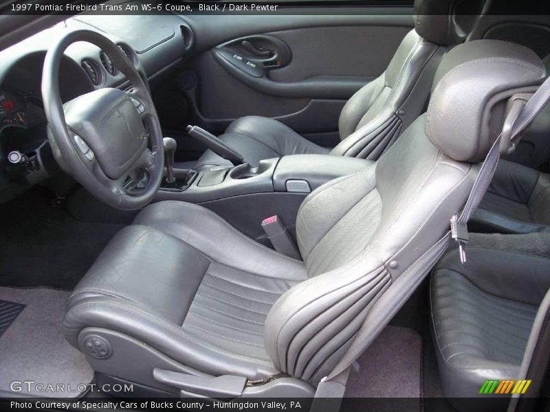Black / Dark Pewter 1997 Pontiac Firebird Trans Am WS-6 Coupe