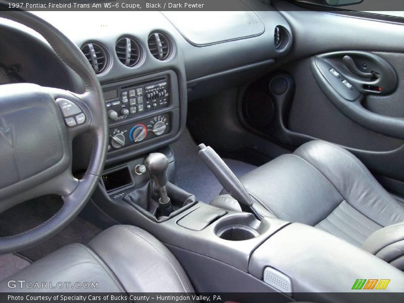 Black / Dark Pewter 1997 Pontiac Firebird Trans Am WS-6 Coupe