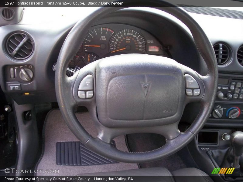 Black / Dark Pewter 1997 Pontiac Firebird Trans Am WS-6 Coupe