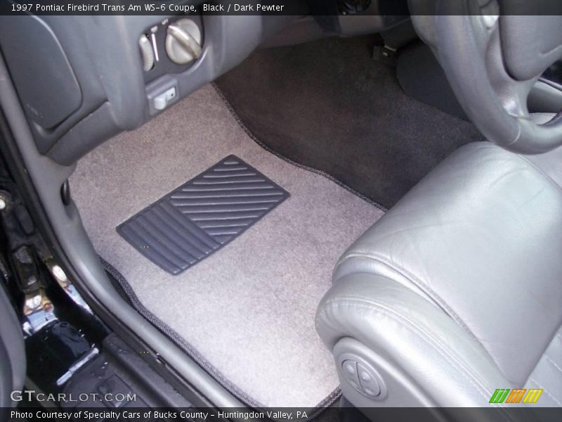 Black / Dark Pewter 1997 Pontiac Firebird Trans Am WS-6 Coupe