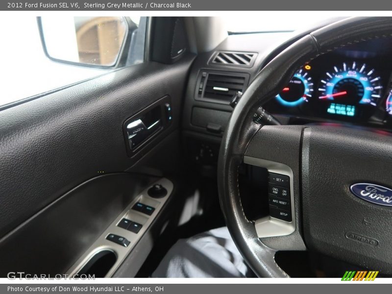 Sterling Grey Metallic / Charcoal Black 2012 Ford Fusion SEL V6