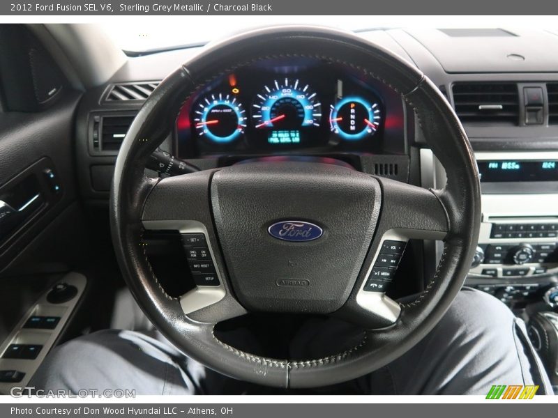 Sterling Grey Metallic / Charcoal Black 2012 Ford Fusion SEL V6