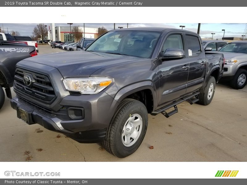 Magnetic Gray Metallic / Cement Gray 2019 Toyota Tacoma SR Double Cab