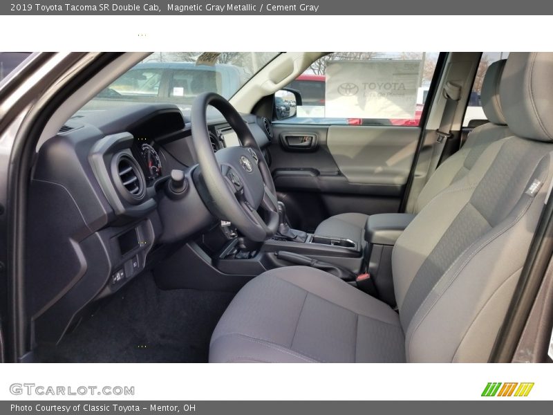 Magnetic Gray Metallic / Cement Gray 2019 Toyota Tacoma SR Double Cab
