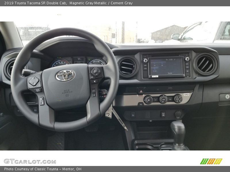Magnetic Gray Metallic / Cement Gray 2019 Toyota Tacoma SR Double Cab
