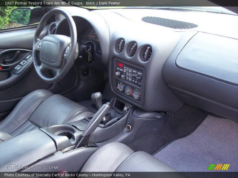 Black / Dark Pewter 1997 Pontiac Firebird Trans Am WS-6 Coupe