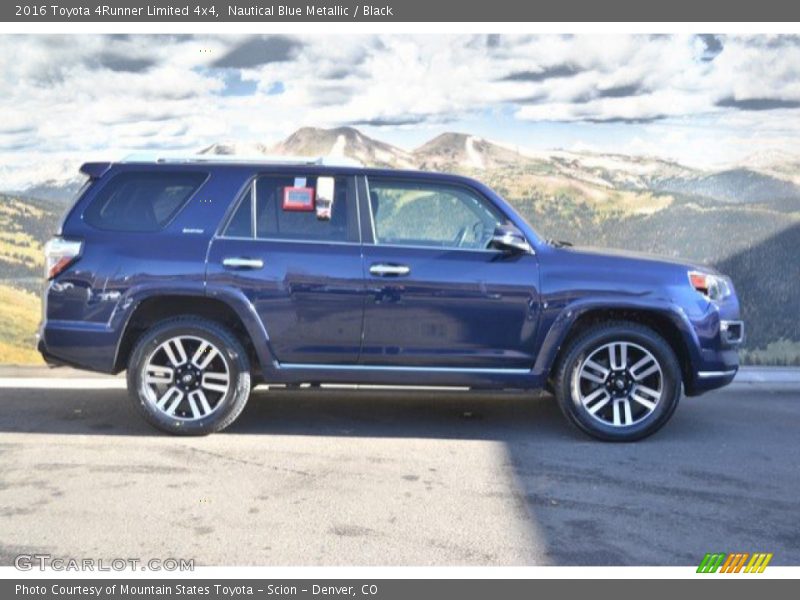 Nautical Blue Metallic / Black 2016 Toyota 4Runner Limited 4x4
