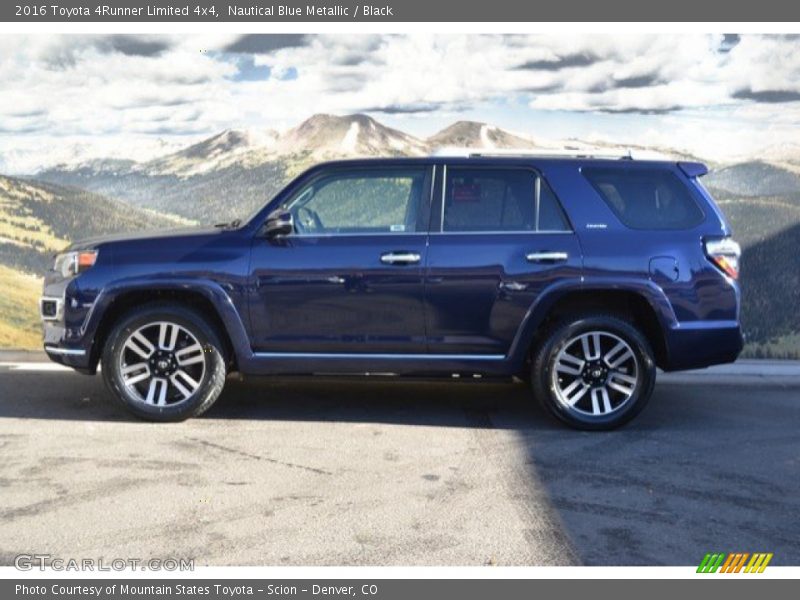 Nautical Blue Metallic / Black 2016 Toyota 4Runner Limited 4x4