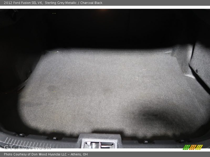 Sterling Grey Metallic / Charcoal Black 2012 Ford Fusion SEL V6