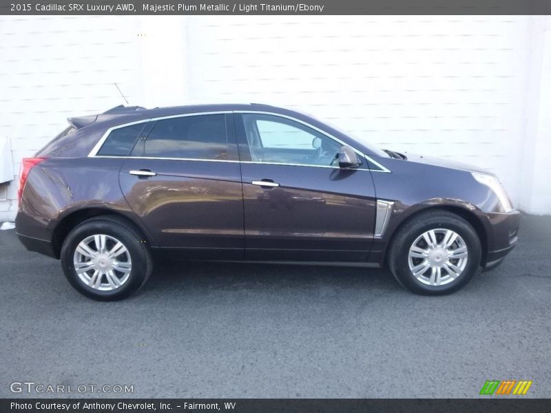 Majestic Plum Metallic / Light Titanium/Ebony 2015 Cadillac SRX Luxury AWD