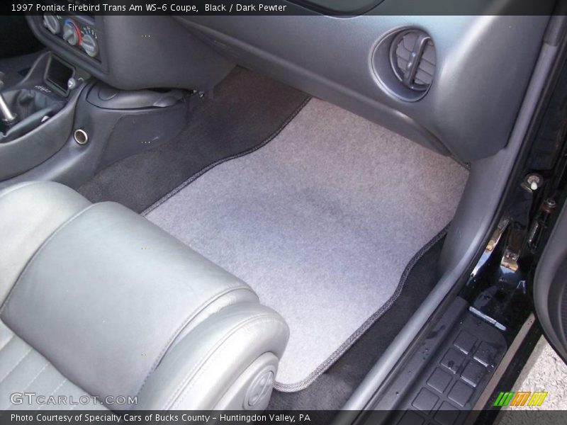 Black / Dark Pewter 1997 Pontiac Firebird Trans Am WS-6 Coupe