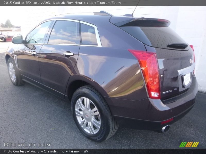 Majestic Plum Metallic / Light Titanium/Ebony 2015 Cadillac SRX Luxury AWD