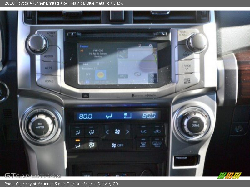 Nautical Blue Metallic / Black 2016 Toyota 4Runner Limited 4x4